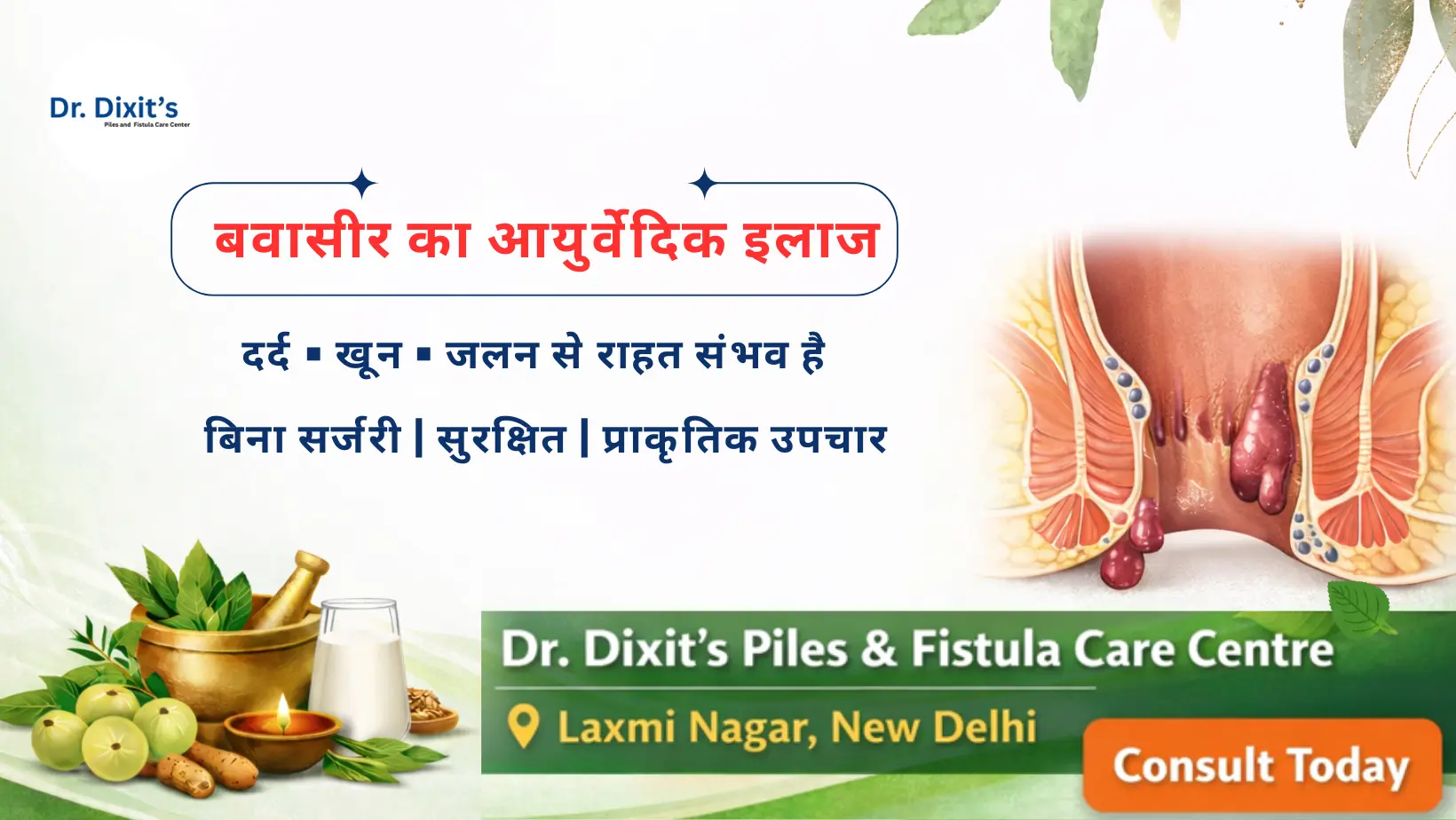 बवासीर (Piles) का सही इलाज: आयुर्वेदिक उपचार, घरेलू उपाय और सही आहार गाइड